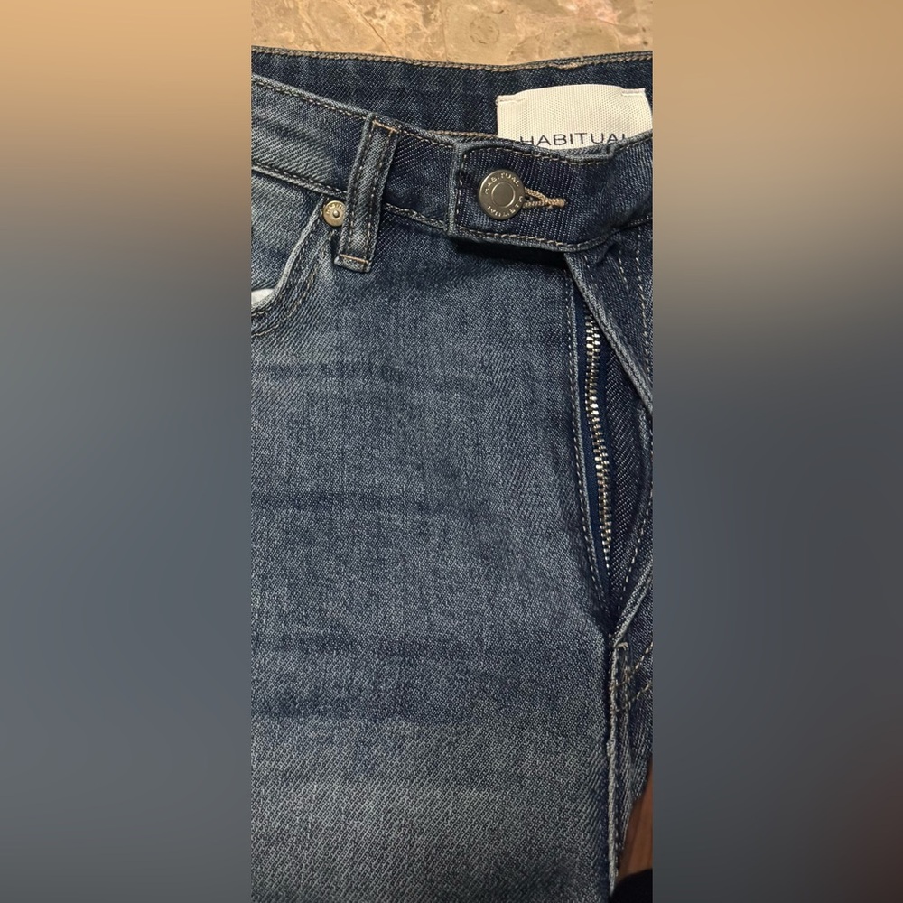 Habitual Women’s Light Blue Flare Wide Leg Jeans, Size 6/28. NWT - Picture 9 of 16